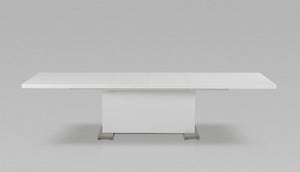 Homeroots 39" White Folding Pedestal Base Dining Table  Mdf 283320