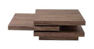 Homeroots 13" Walnut Veneer Coffee Table   283447