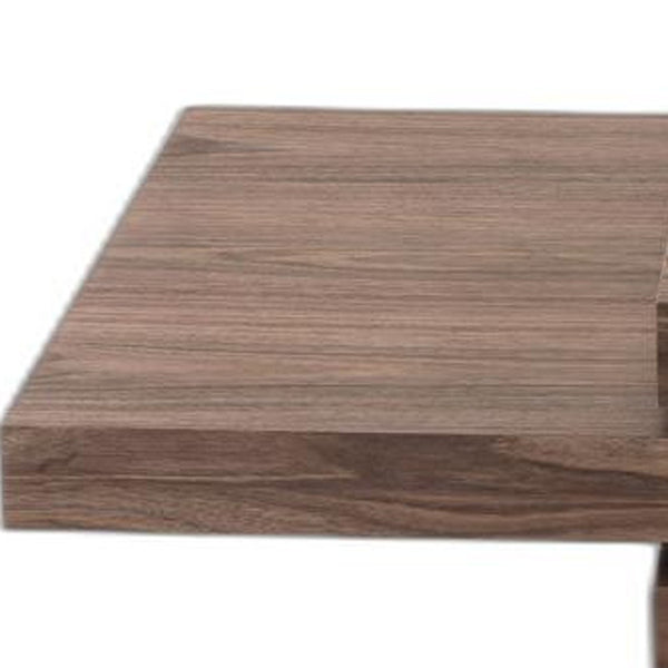 Homeroots 13" Walnut Veneer Coffee Table   283447