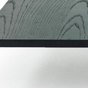 Homeroots 14" Oak Mdf  Glass  And Veneer Coffee Table   283452