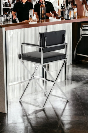 Homeroots " Bar Chair  Steel 283474