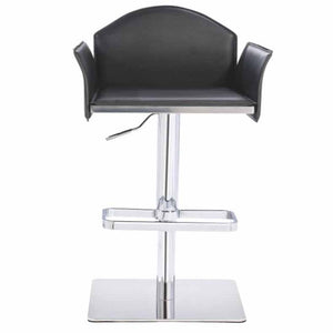 Homeroots " Bar Chair Black Steel 283489