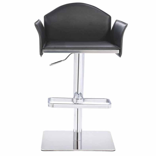 Homeroots " Bar Chair Black Steel 283489