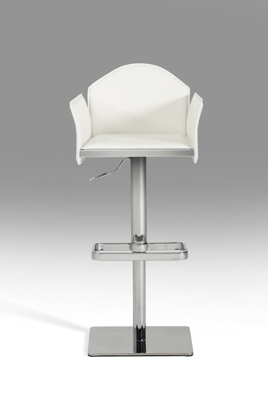Homeroots " Bar Chair White Steel 283490