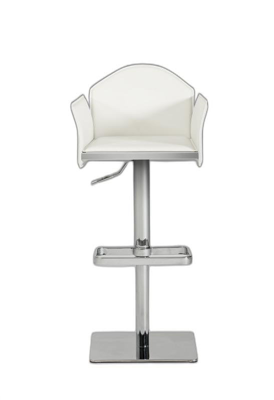 Homeroots " Bar Chair White Steel 283490