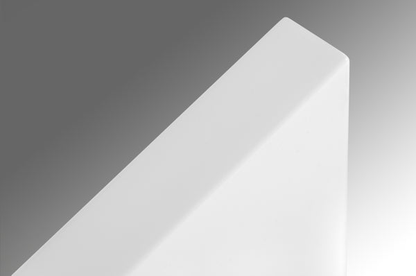 Homeroots 24" White Mdf And Glass Mirror  Glass 283560