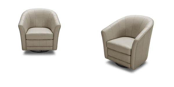 Homeroots 33" Grey Eco Leather  Foam  And Steel Accent Chair   283652