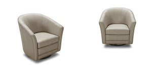 Homeroots 33" Grey Eco Leather  Foam  And Steel Accent Chair   283652