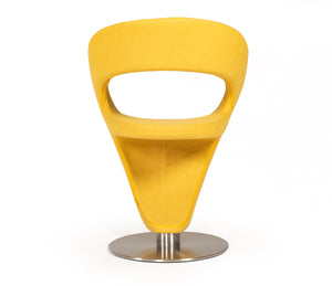 Homeroots 32" Gold Fabric  Polyester  And Wool Lounge Chair Gold  283975