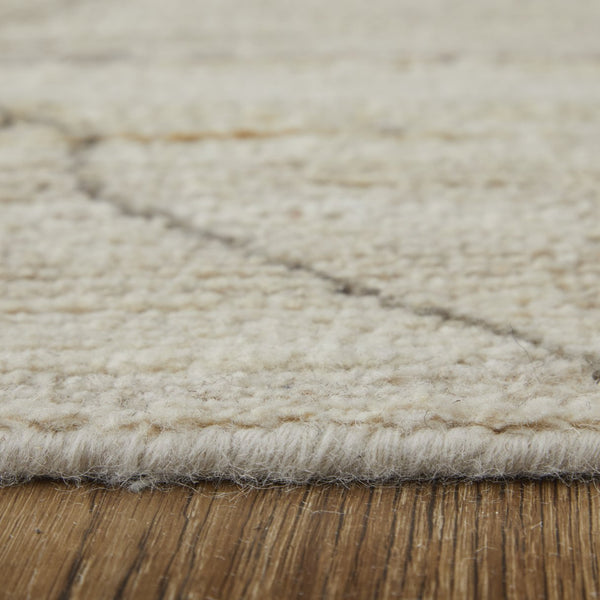 Feizy Rugs Kasbah Hand-knotted Wool Rug - Moroccan-inspired Eclectic Design For Bohemian Home Decor Bliss Ivory,Tan,Orange Wool Kas69g0fbgemltf99