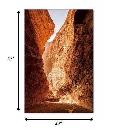 Homeroots Canyon Crater Photo On Canvas Wall Art  Cotton Canvas 284021