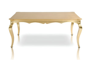 Homeroots 30" Golden Crocodile Lacquer Table   284117