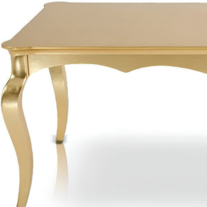 Homeroots 30" Golden Crocodile Lacquer Table   284117