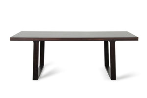 Homeroots 30" Oak Veneer Dining Table  Wood 284119