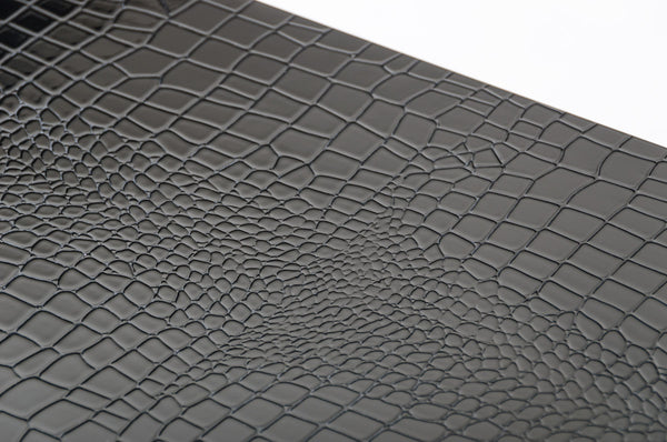 Homeroots 57" Black And Silver Wood And Stainless Steel Coffee Table With Three Drawers Black  284135