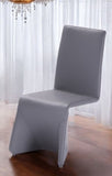 Homeroots Set Of Two Gray Upholstered Faux Leather Dining Side Chairs  Metal 284249