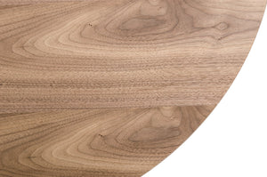 Homeroots 11" Walnut Veneer And Black Metal Coffee Table   284282