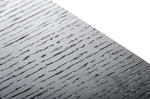 Homeroots 30" Wenge Veneer And Stainless Steel Dining Table  Wood,Manufactured 284362