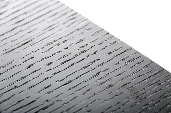 Homeroots 30" Wenge Veneer And Stainless Steel Dining Table  Wood,Manufactured 284362