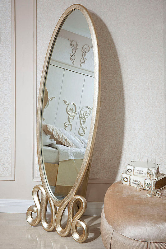 Homeroots 71" Transitional Gold Mirror  Mirror 284405