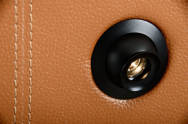 Homeroots 52" Veneer And Leatherette King Bed With Lights  Wood,Manufactured 284425