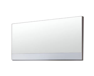 Homeroots 24" White Framed Bathroom Vanity Mirror  Wood 284434