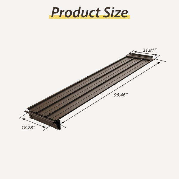 English Elm Gazebo Expansion Connector Kit Powder Coated Steel for Wall Mounted Lean to Structures W1859S00227
