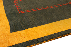 Pasargad Home Tribal Collection Hand-knotted Wool Area Rug – Vibrant Colors & Rich Textures   028510