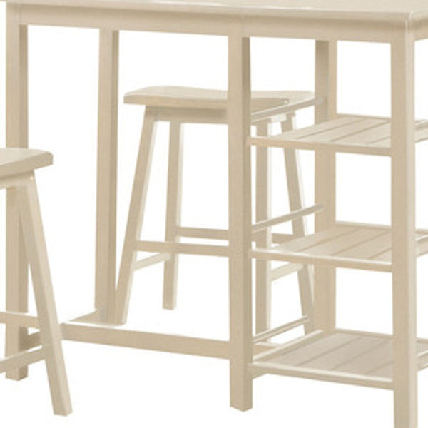 Homeroots 43" Beige Solid Wood Console Table   285353