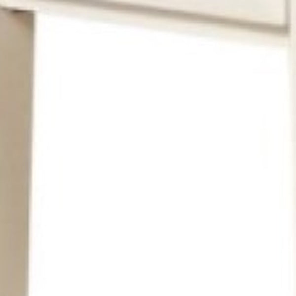 Homeroots 23" White Solid Wood End Table With Drawer And Shelf White  285371