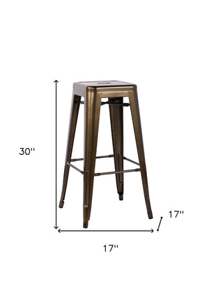 Homeroots " Bar Chair  Steel 285443