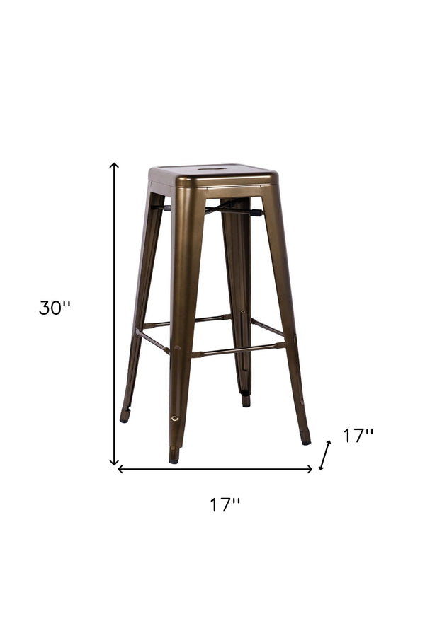 Homeroots " Bar Chair  Steel 285443