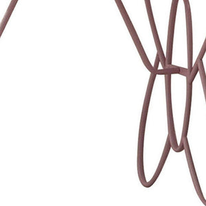 Homeroots 22" Lilac And White Rectangular Nightstand With Top   285578