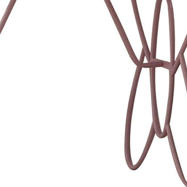 Homeroots 22" Lilac And White Rectangular Nightstand With Top   285578