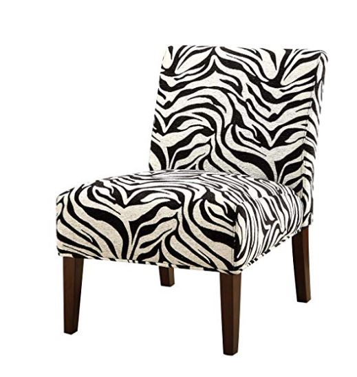 Homeroots 30" X 22" X 33" Fabric And Espresso Accent Chair   285694