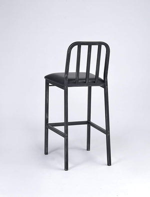 Homeroots Set Of Two " Black Iron Bar Chairs   285735
