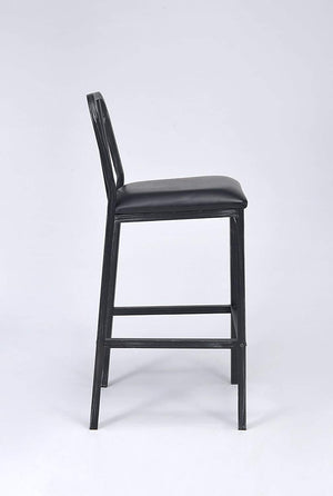 Homeroots Set Of Two " Black Iron Bar Chairs   285735