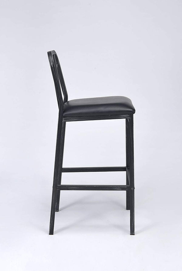 Homeroots Set Of Two " Black Iron Bar Chairs   285735