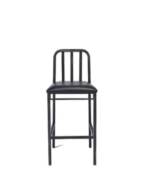 Homeroots Set Of Two " Black Iron Bar Chairs   285735