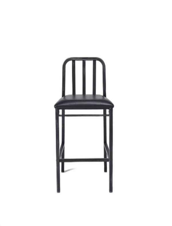 Homeroots Set Of Two " Black Iron Bar Chairs   285735
