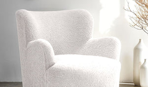 English Elm Contemporary Swivel Chair with Curved Backrest and Metal Legs, Blue Fabric, Contrast Welt Accent White 31 L x 33 W x 33 H B2741P391215