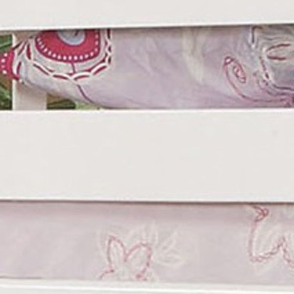 Homeroots Heartland Twin/Twin Bunk Bed, White  Wood 285831