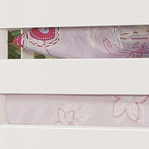 Homeroots Heartland Twin/Twin Bunk Bed, White  Wood 285831