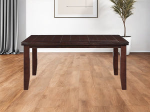 HomeRoots 48" Dark Brown Dining Table - Stylish & Durable Solid Wood Centerpiece for Family Gatherings & More 285839