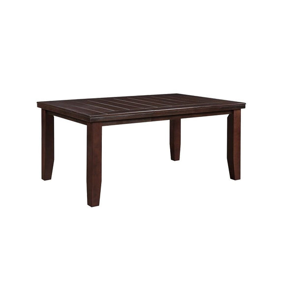 Homeroots 48" Dark Brown Solid Manufactured Wood Dining Table   285839