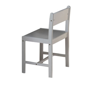 Homeroots White Wood Dining Side Chair  Wood 285858