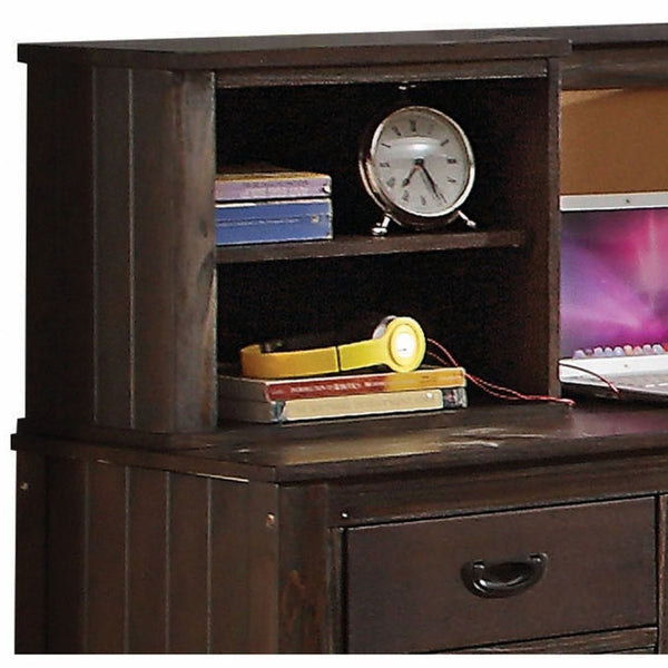Homeroots 49" Brown Solid Wood Credenza Desk   285934