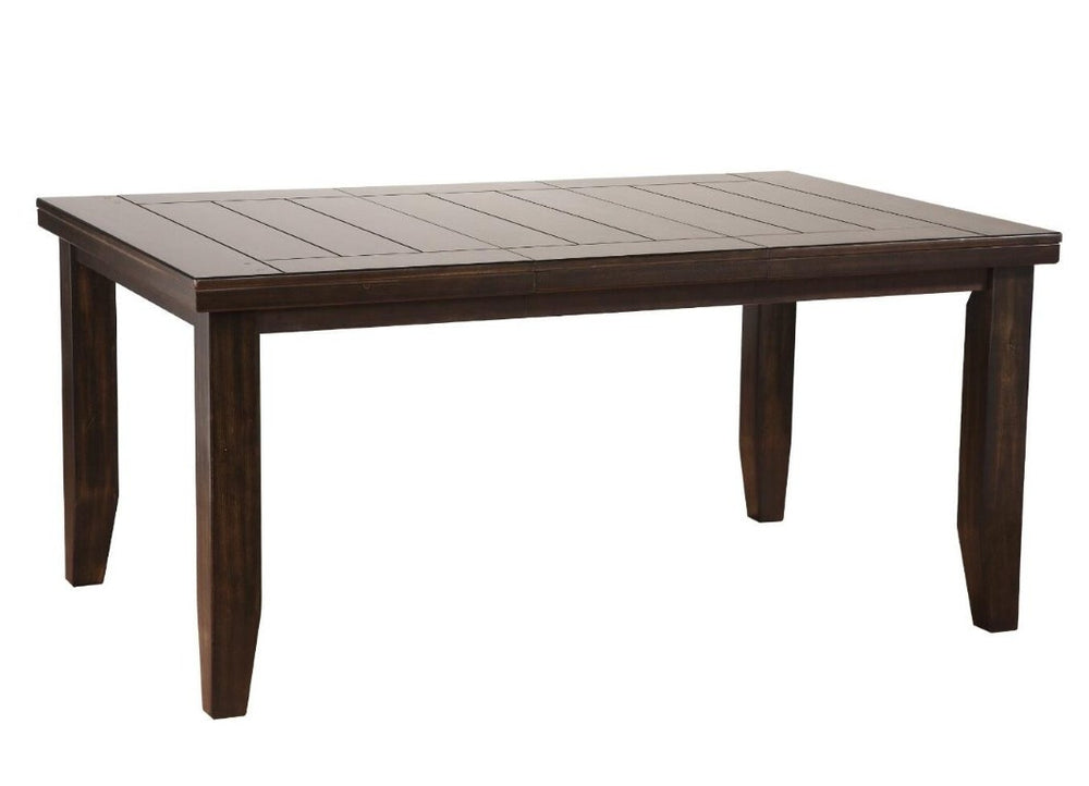 HomeRoots 42 Inch Espresso Finish Round Dining Table Compact Kitchen Seating for Modern Homes 286029