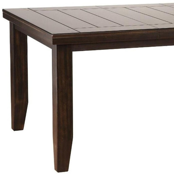 42 Inch Espresso Finish Round Dining Table Compact Kitchen Seating for Modern Homes