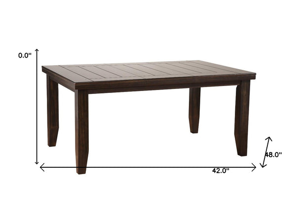 Homeroots 42" Espresso Dining Table  Mdf 286029